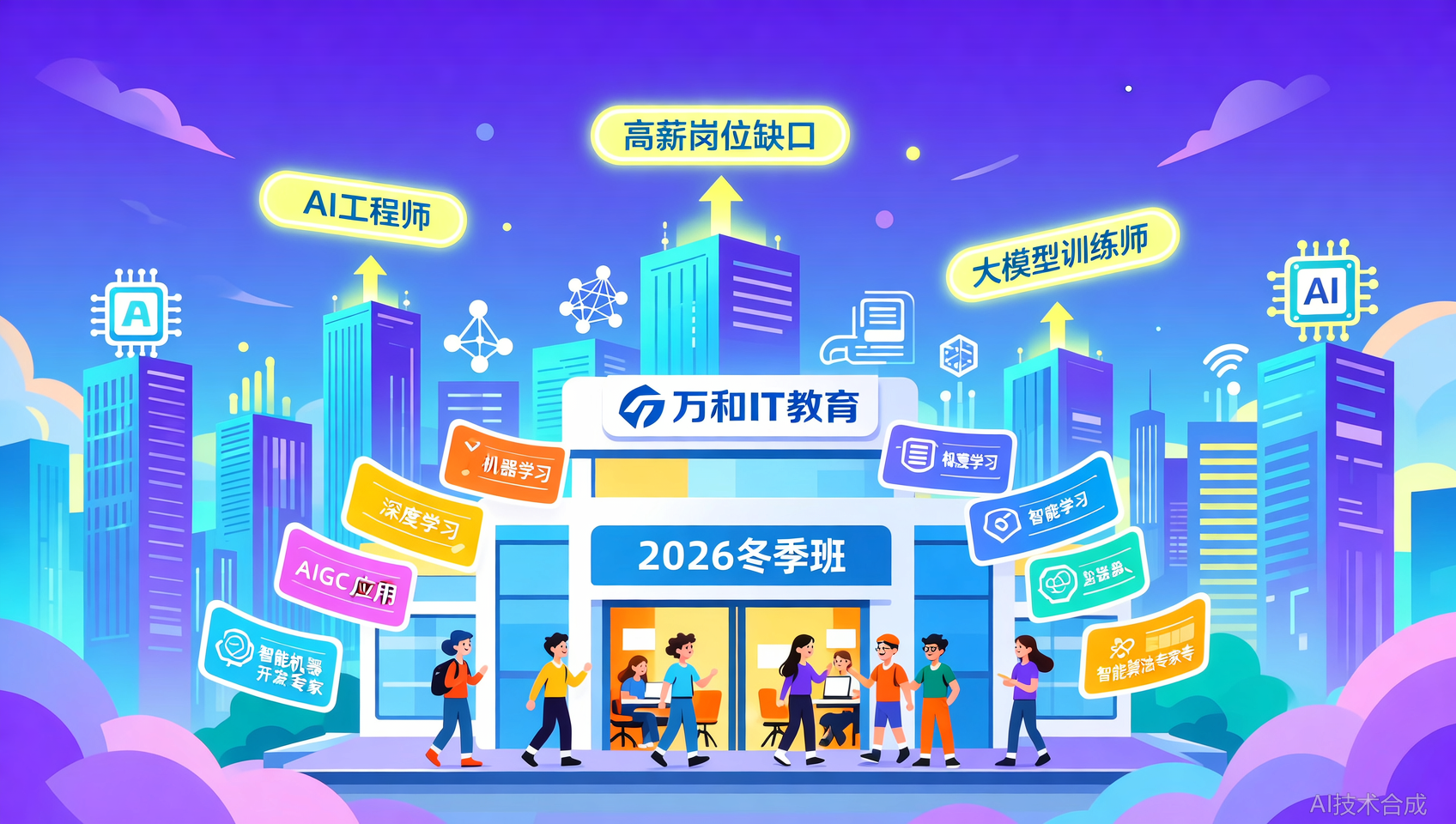 2026先学先赢！万和IT冬季班，抢占AI人才红利