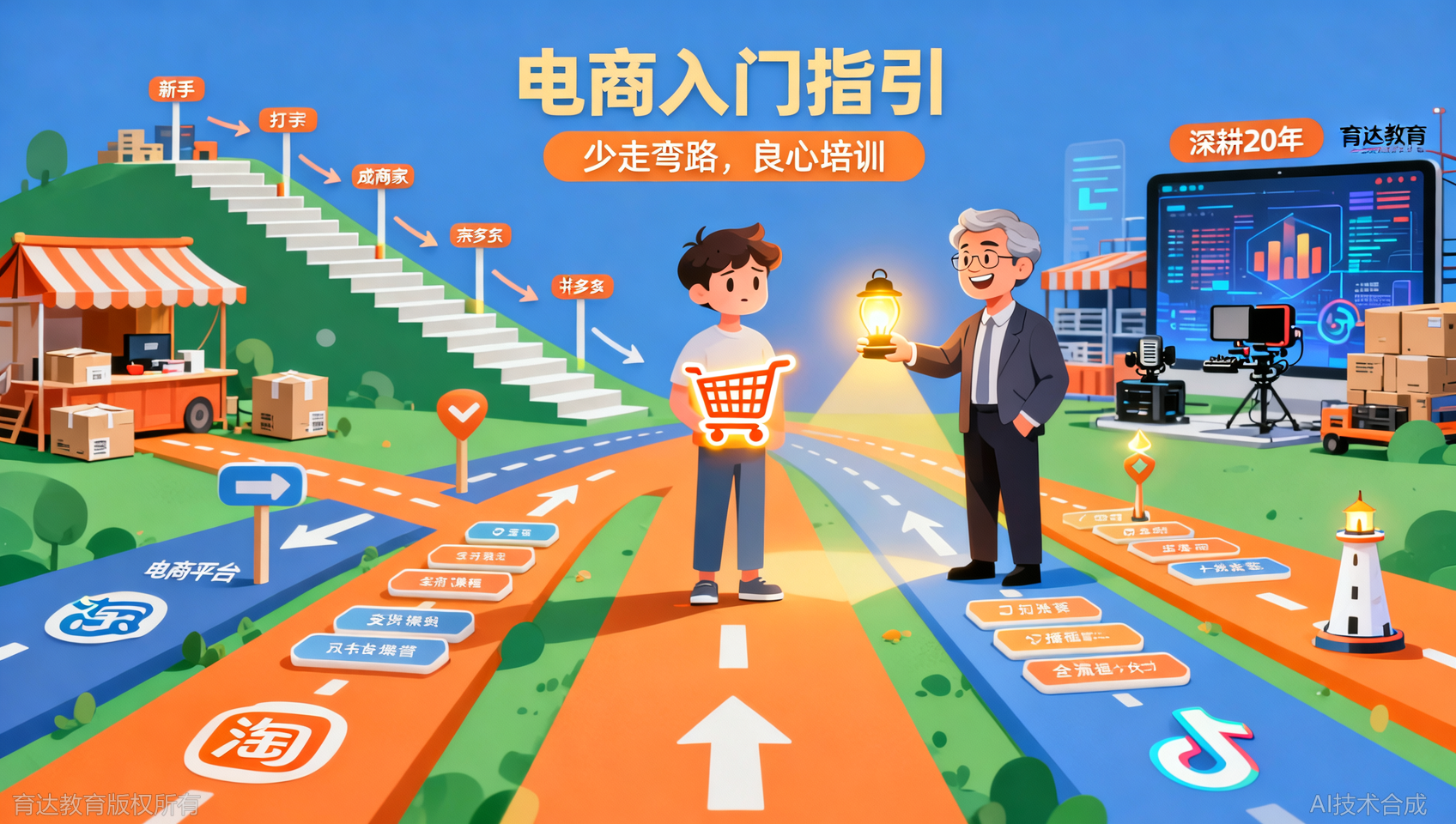 育达教育：让天下没有难做的电商，20年良心培训