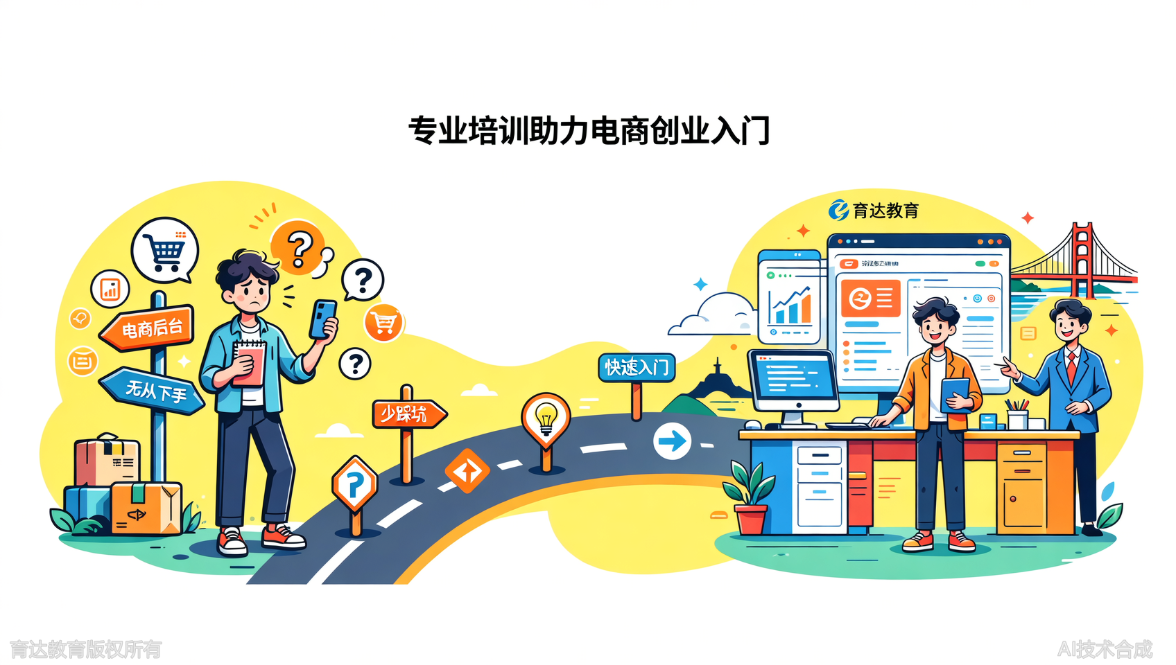 育达教育：浙江推荐电商品牌，千万学员口碑之选