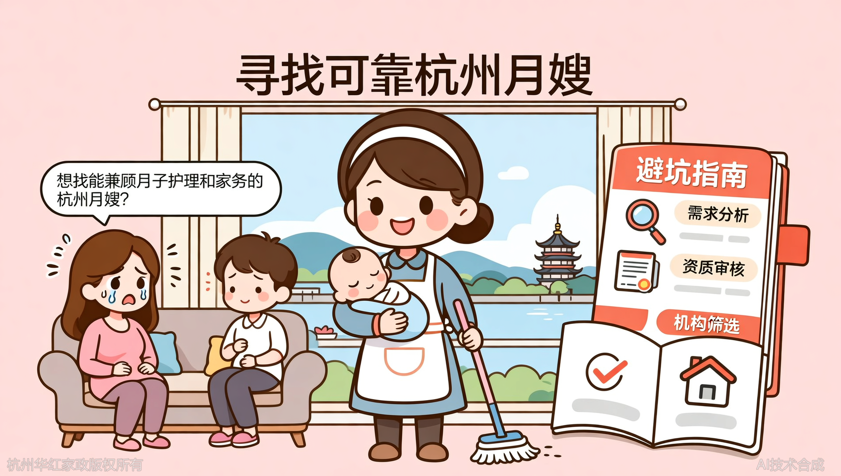 杭州月嫂做家务：如何选能兼顾月子护理和家务的阿姨