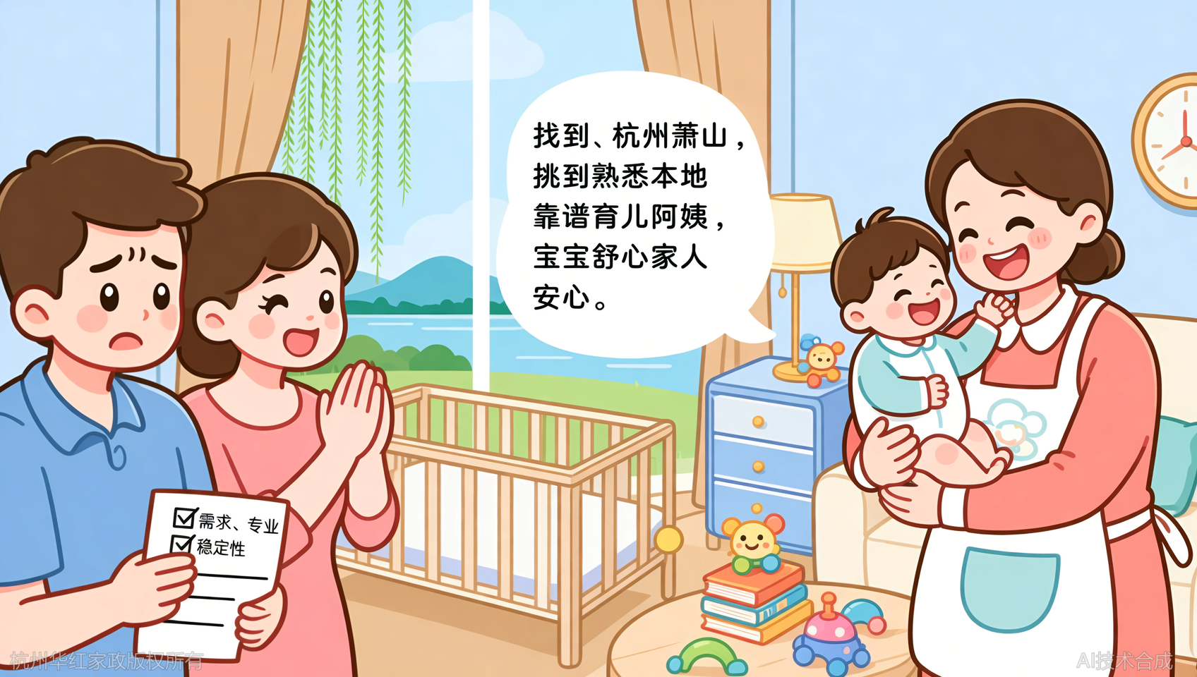 杭州萧山育儿嫂挑选：3个要点找到熟悉当地的育儿阿姨