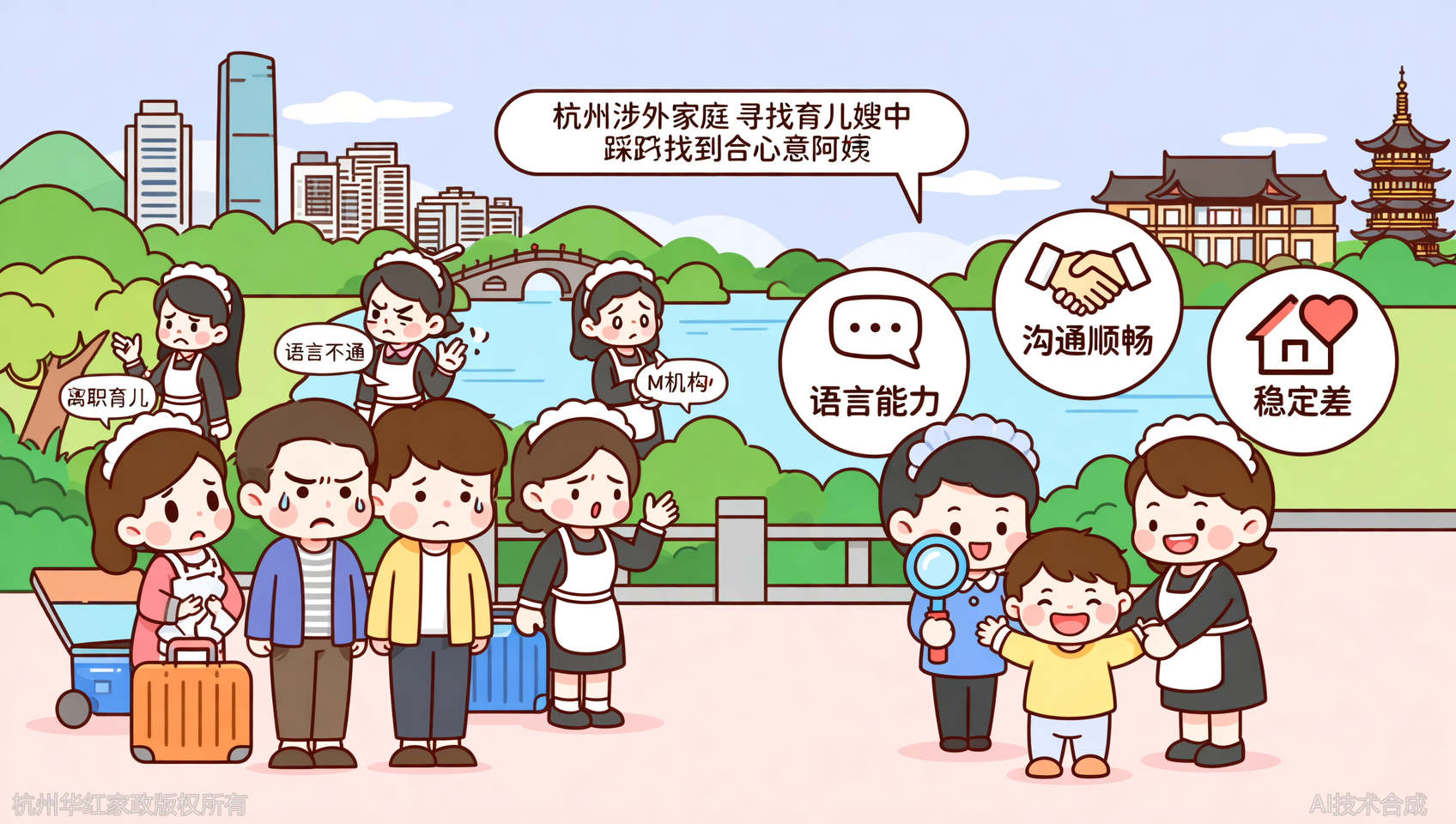 杭州涉外育儿嫂挑选：3个细节找到能适应涉外家庭的阿姨