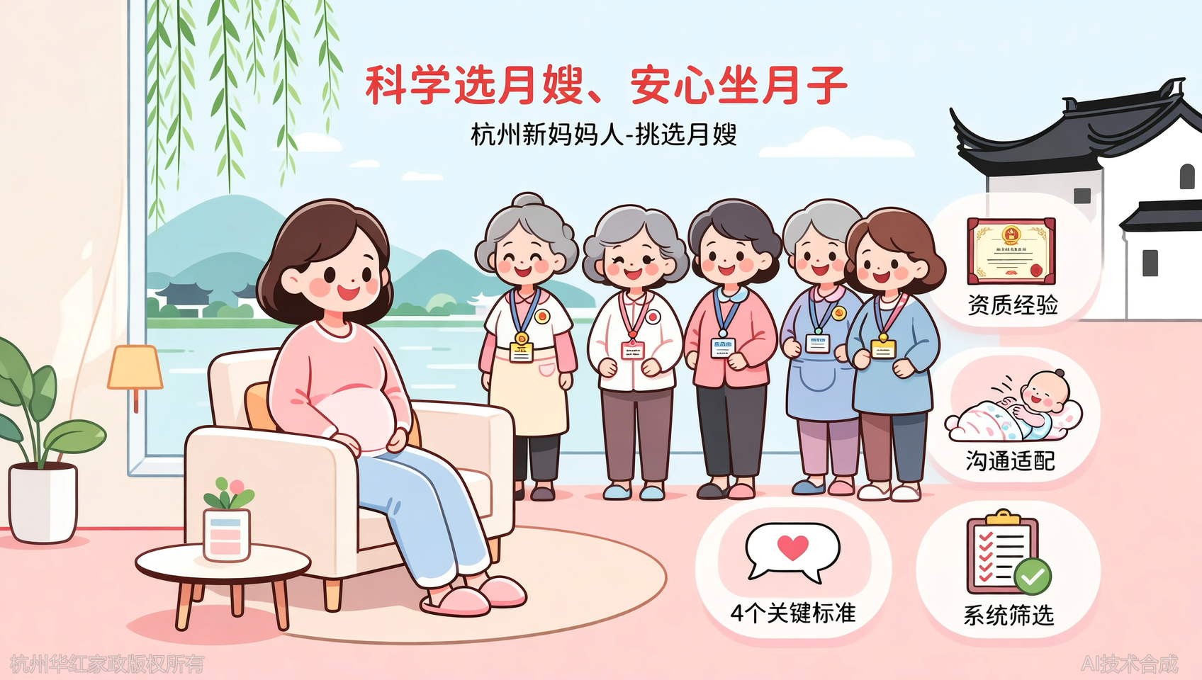 杭州专业月嫂挑选：4个标准找到懂月子护理的阿姨