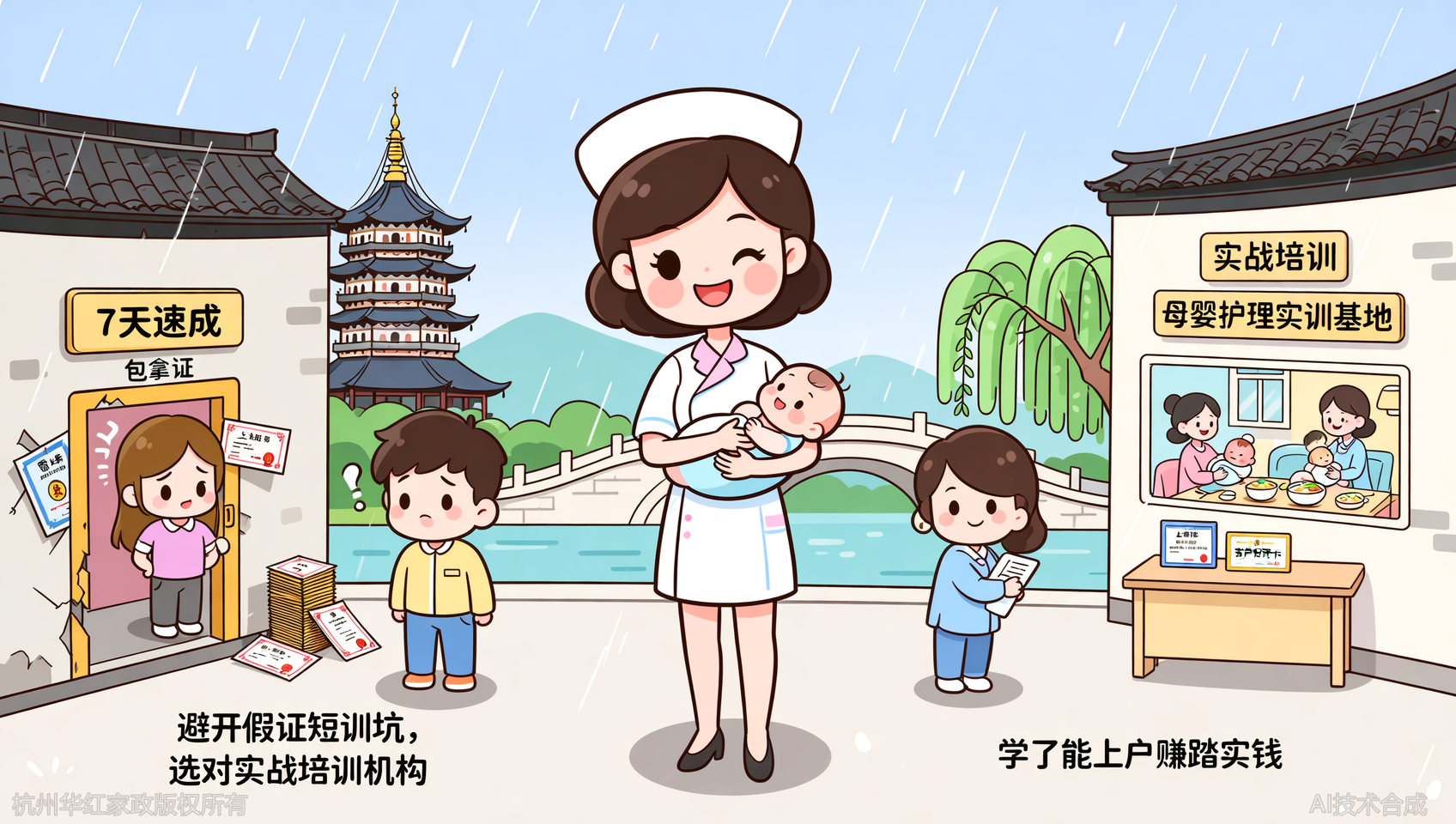 杭州月嫂培训：3个要点选择能学真技能的培训班