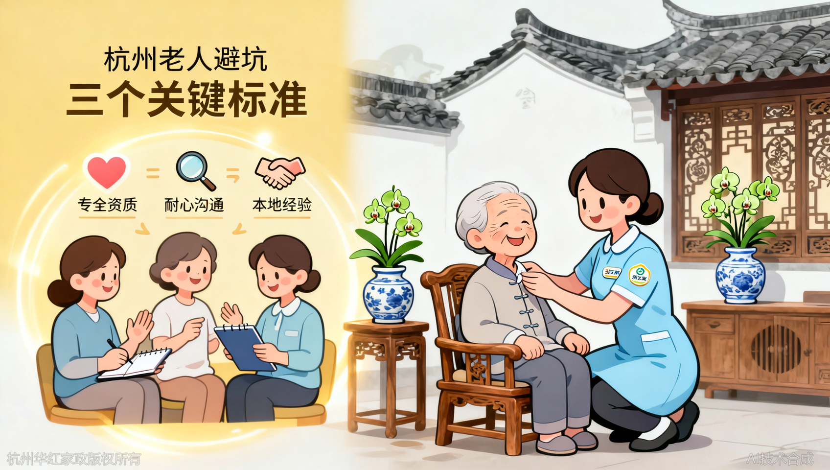 杭州痴呆老人保姆挑选：3个标准找到能照顾的阿姨