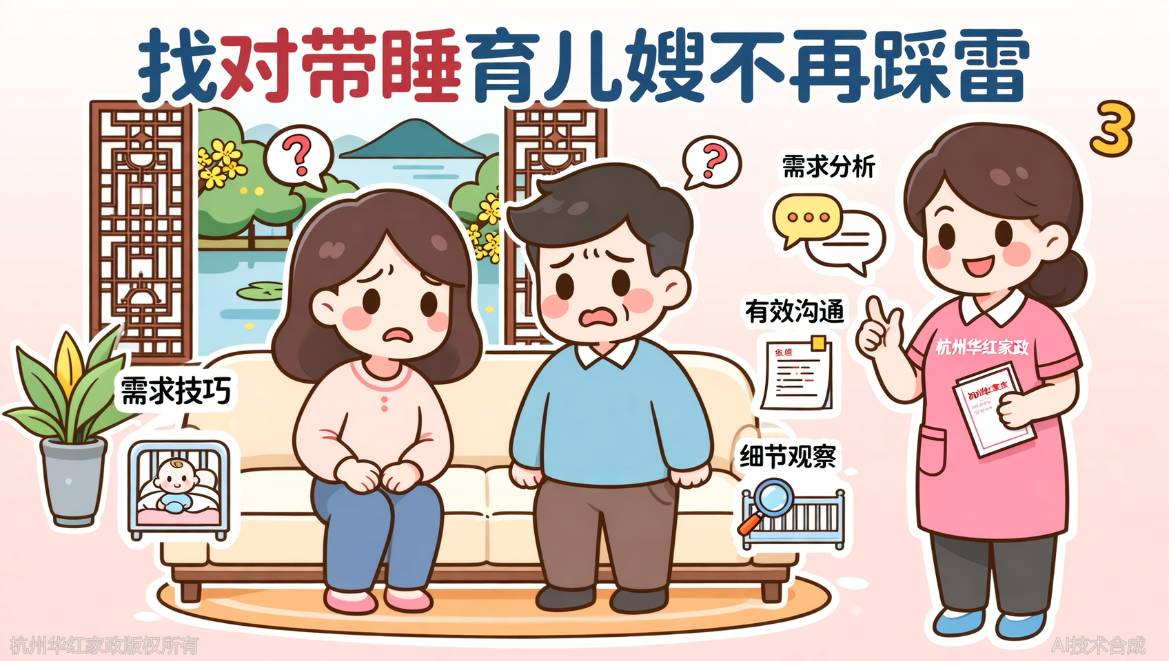 杭州育儿嫂带睡：3个技巧找到能照顾孩子睡眠的阿姨