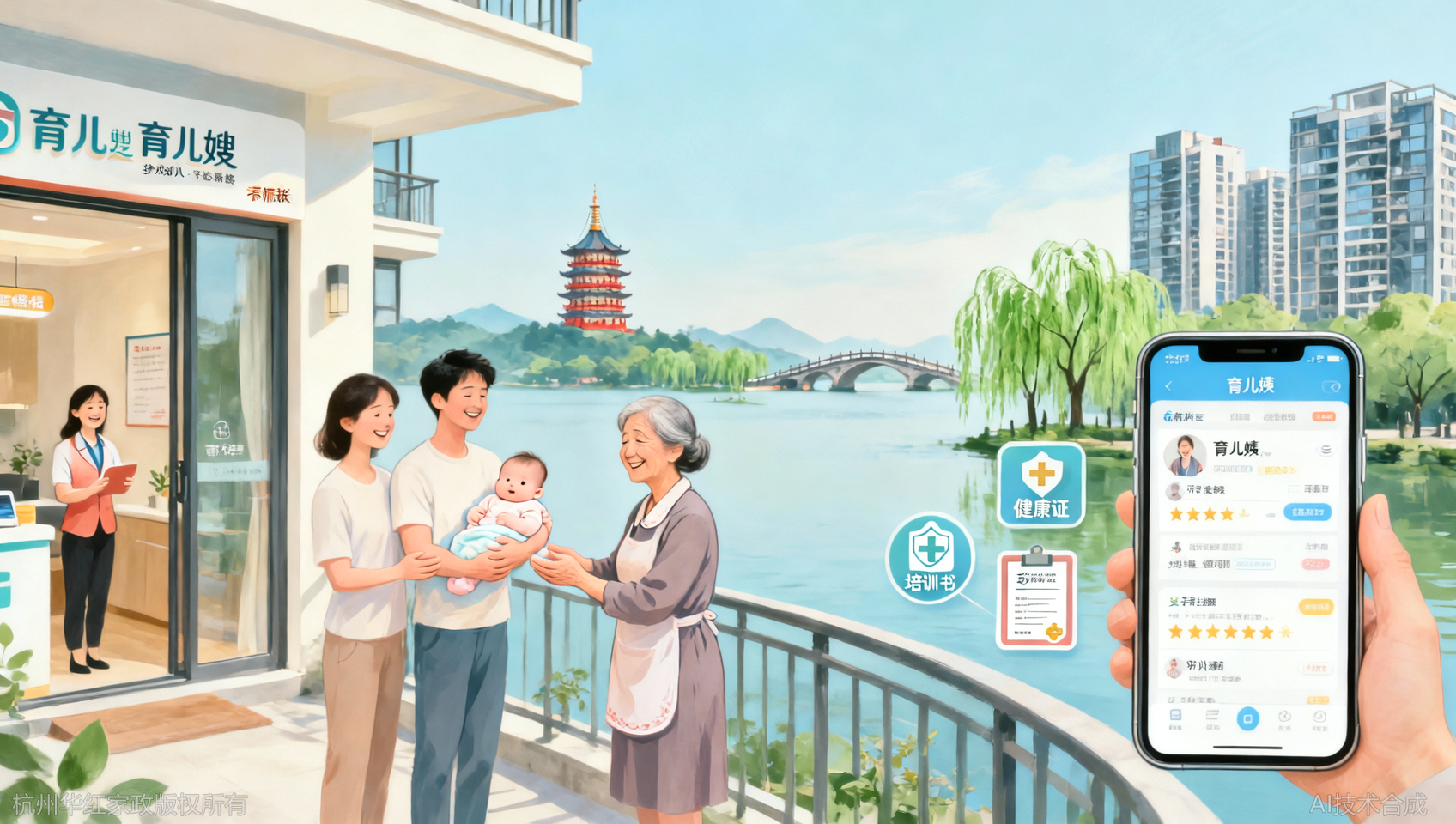 杭州育儿嫂推荐：3个渠道找到靠谱的育儿阿姨