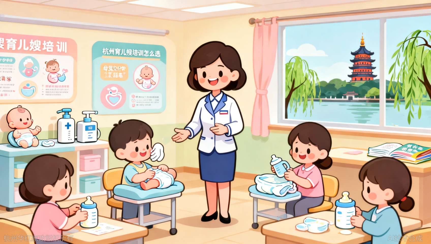 杭州育儿嫂培训：3个要点选择能学真技能的培训班