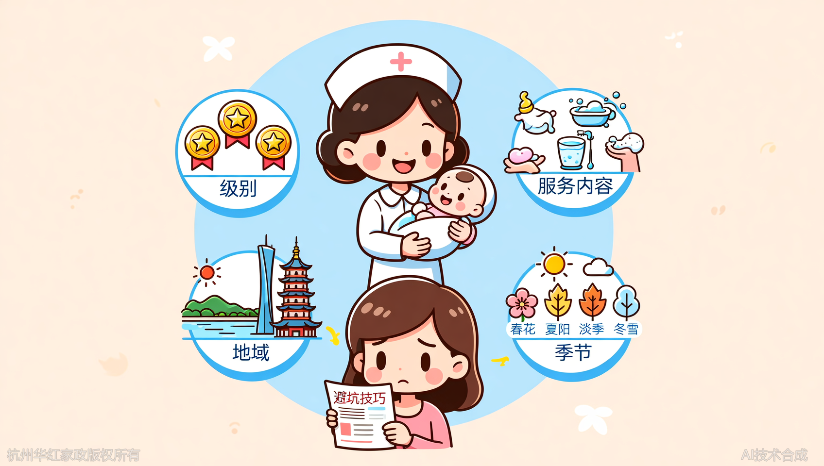 杭州月嫂月工资揭秘：4个因素决定价格避免被坑