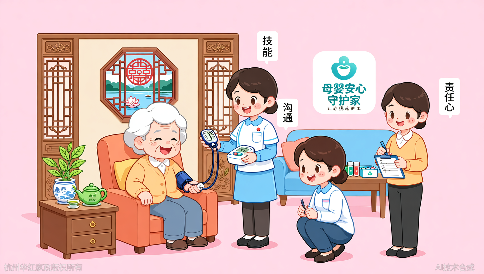 杭州养老护工挑选：3个标准找到专业的护工