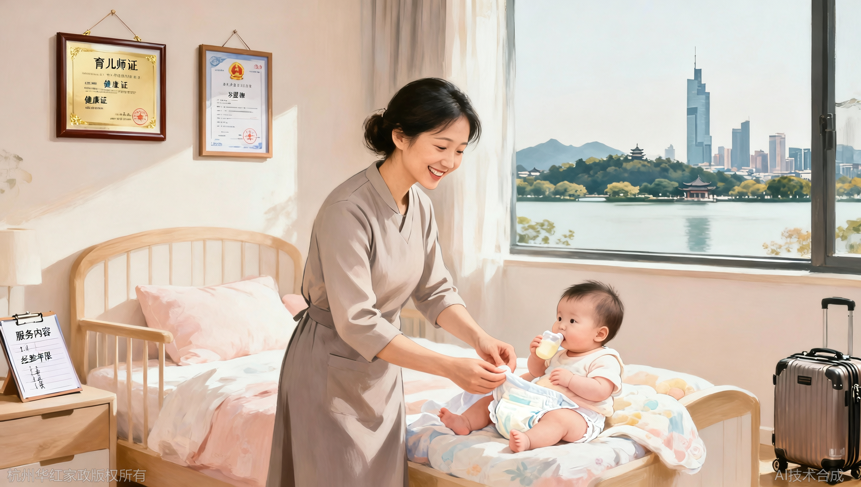 杭州育儿嫂月工资揭秘：4个因素决定价格避免被坑