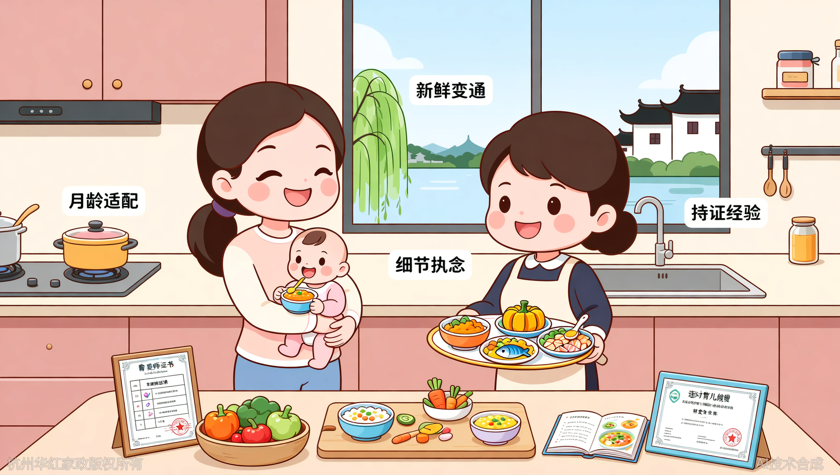 杭州育儿嫂辅食制作：4个细节找到会做营养辅食的阿姨