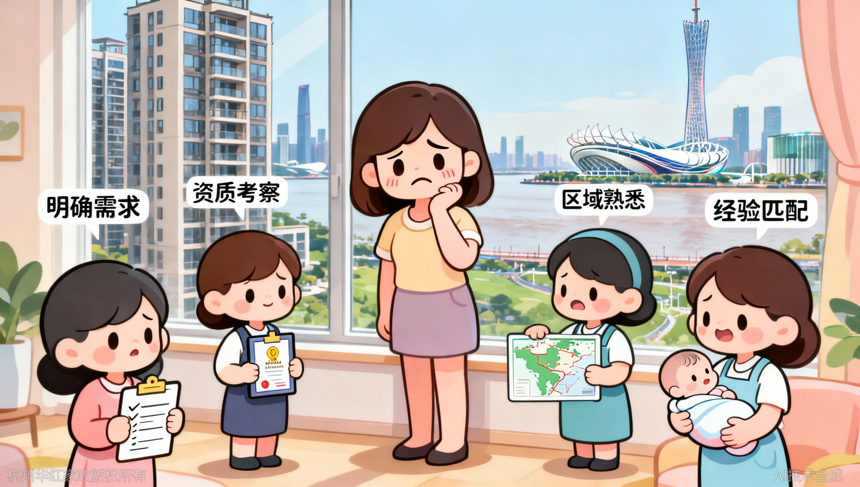 杭州滨江区育儿嫂选择：4个细节找到熟悉区域的育儿阿姨