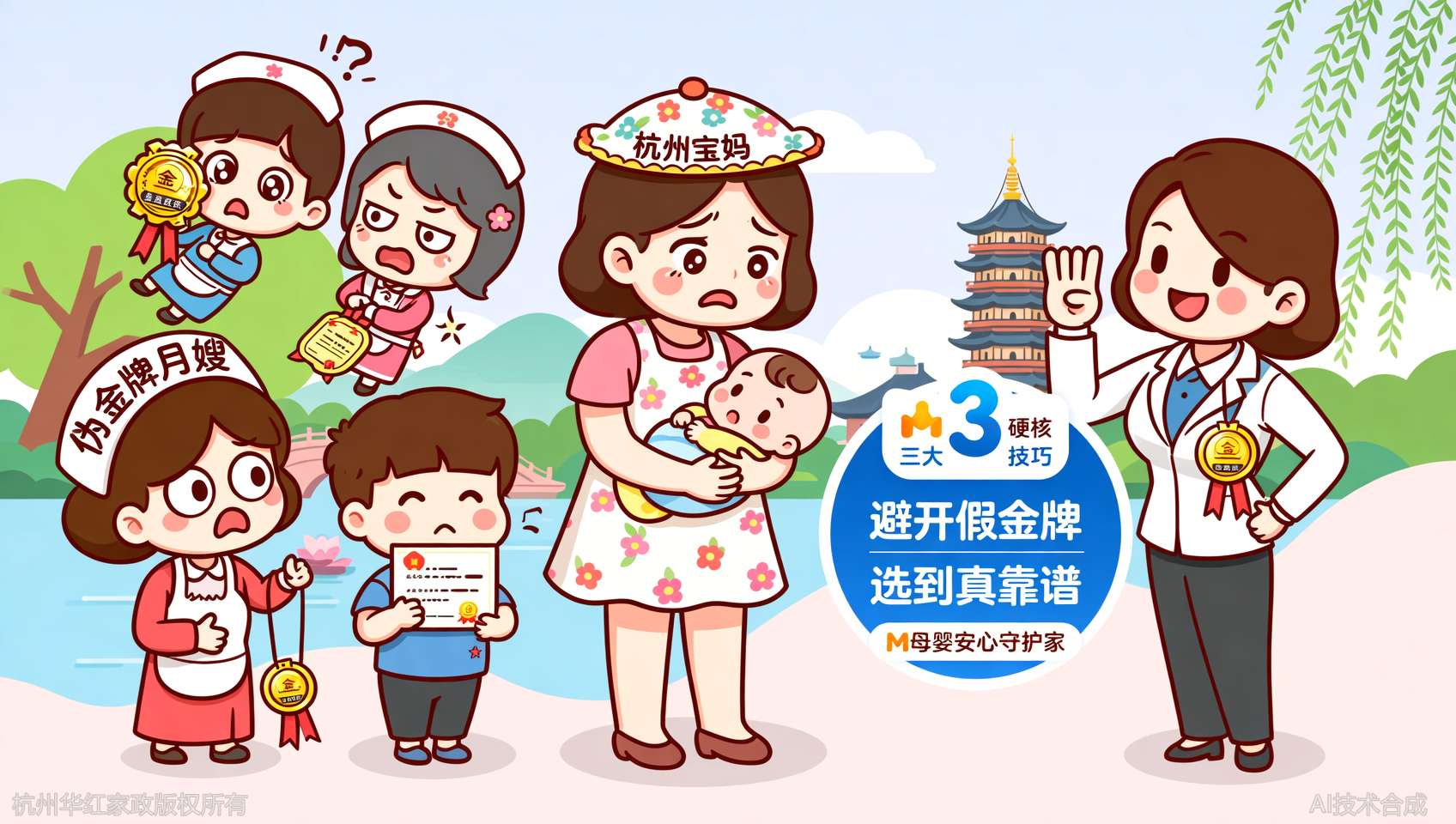 杭州金牌月嫂挑选：3个技巧识别真正的金牌月嫂