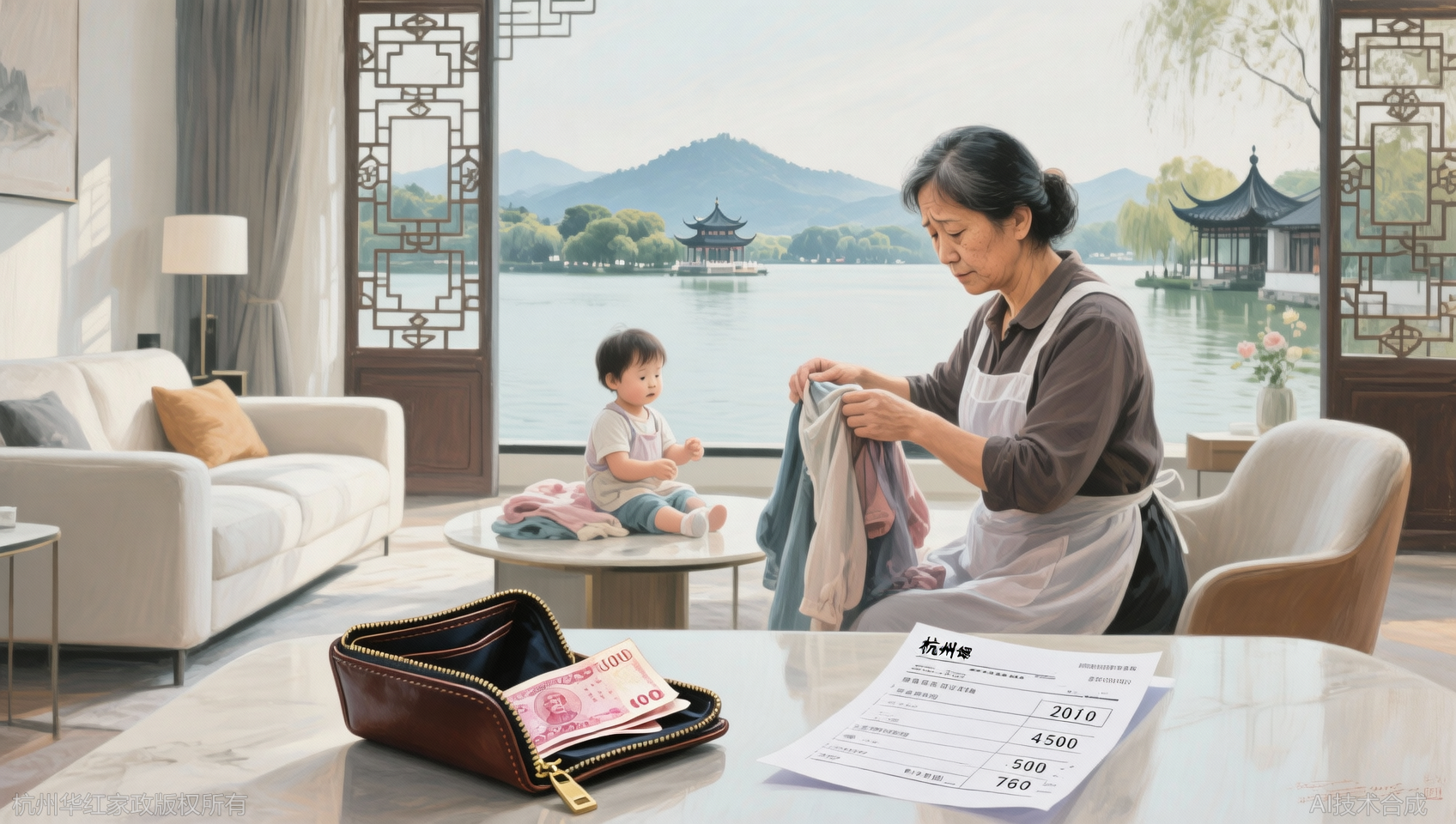 杭州保姆月工资揭秘：4个因素决定价格避免被坑