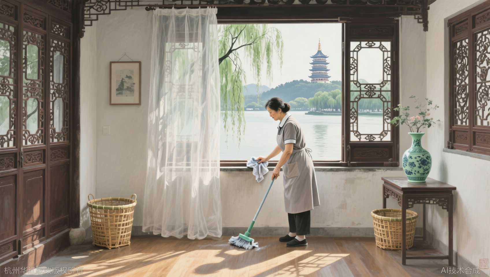 杭州保姆打扫卫生：3个技巧找到能彻底清洁的阿姨