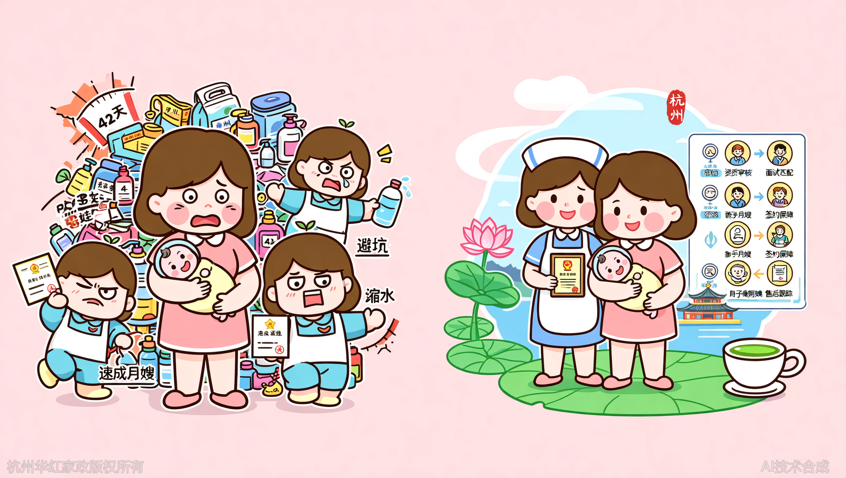 杭州42天月嫂选择：如何选能照顾整个月子周期的阿姨