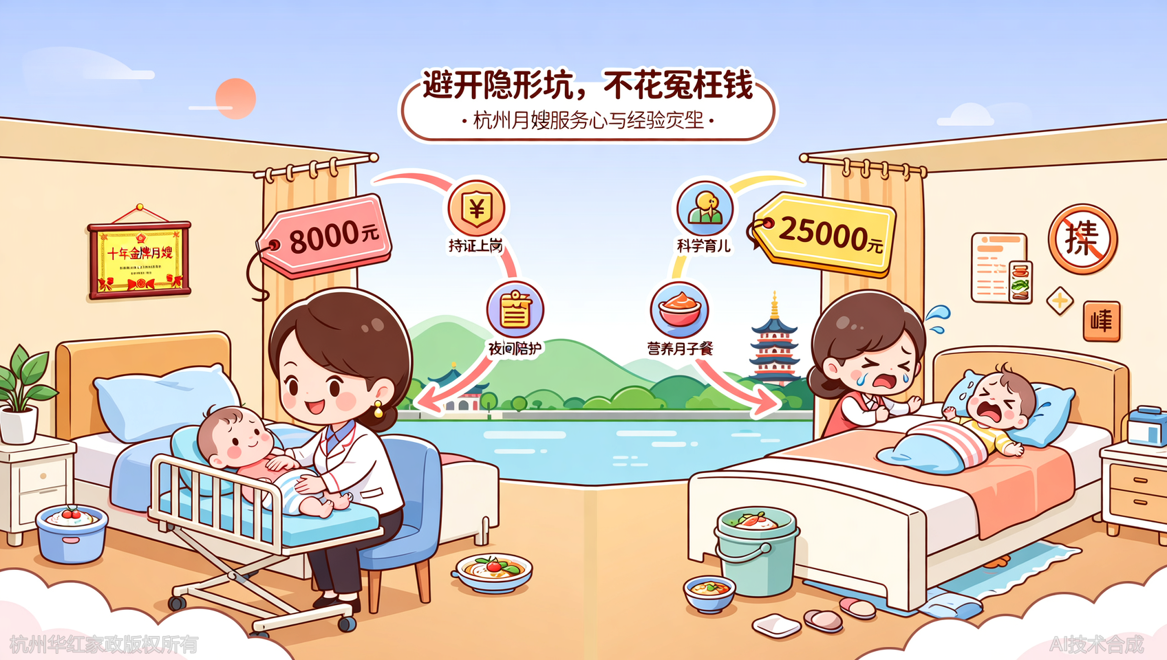 杭州月嫂价格揭秘：3个因素影响收费避免花冤枉钱