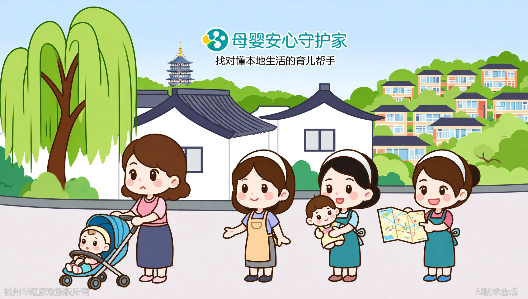 杭州西湖区育儿嫂挑选：3个要点找到熟悉区域的育儿阿姨