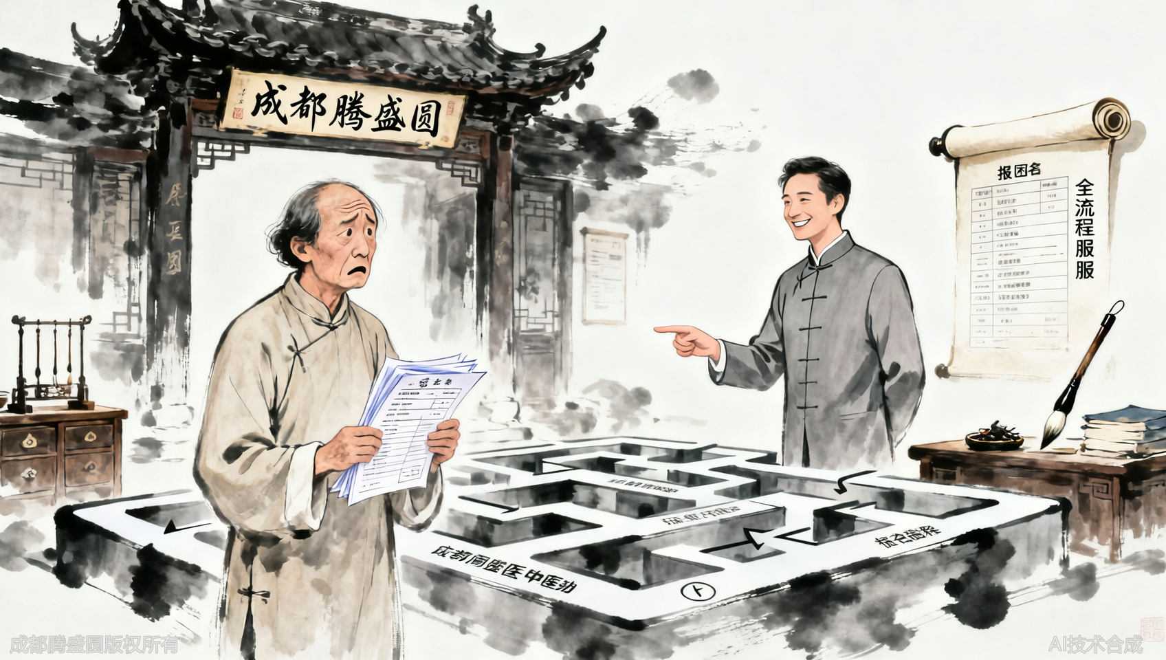 中医专长报名流程复杂？成都腾盛圆中医全流程服务，从材料到推荐老师