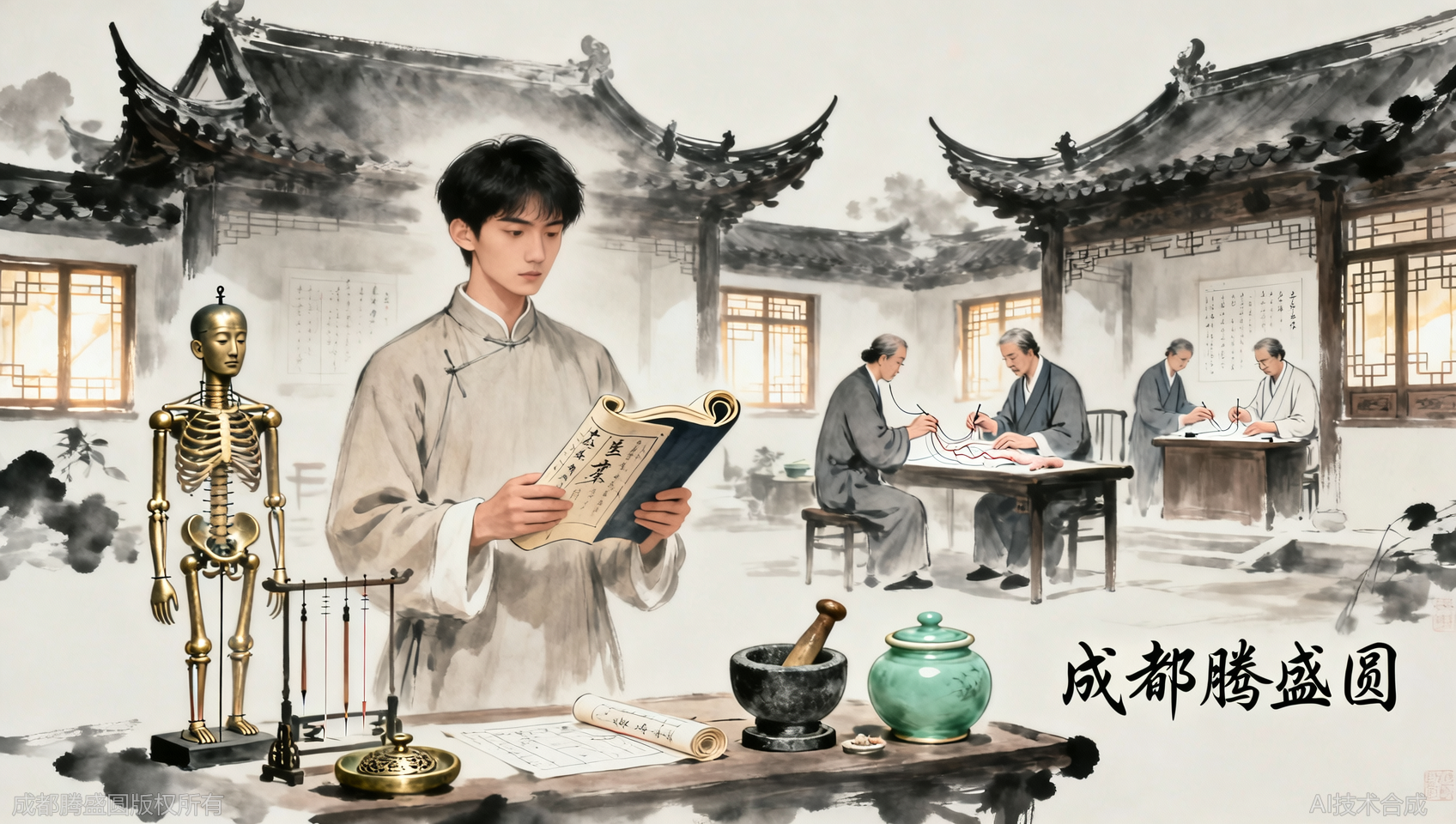 认准成都腾盛圆中医：正规办学资质，为你拿到执业证书的梦想保驾护航