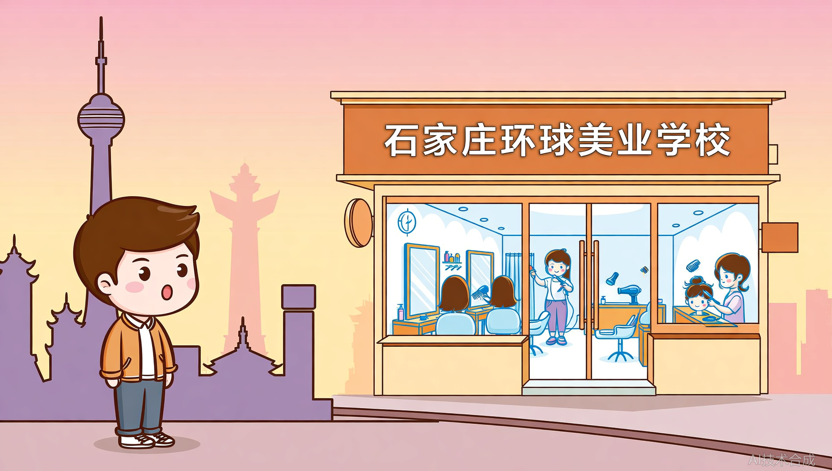 学美发哪家强？深度评测石家庄环球美业学校的硬核实力。