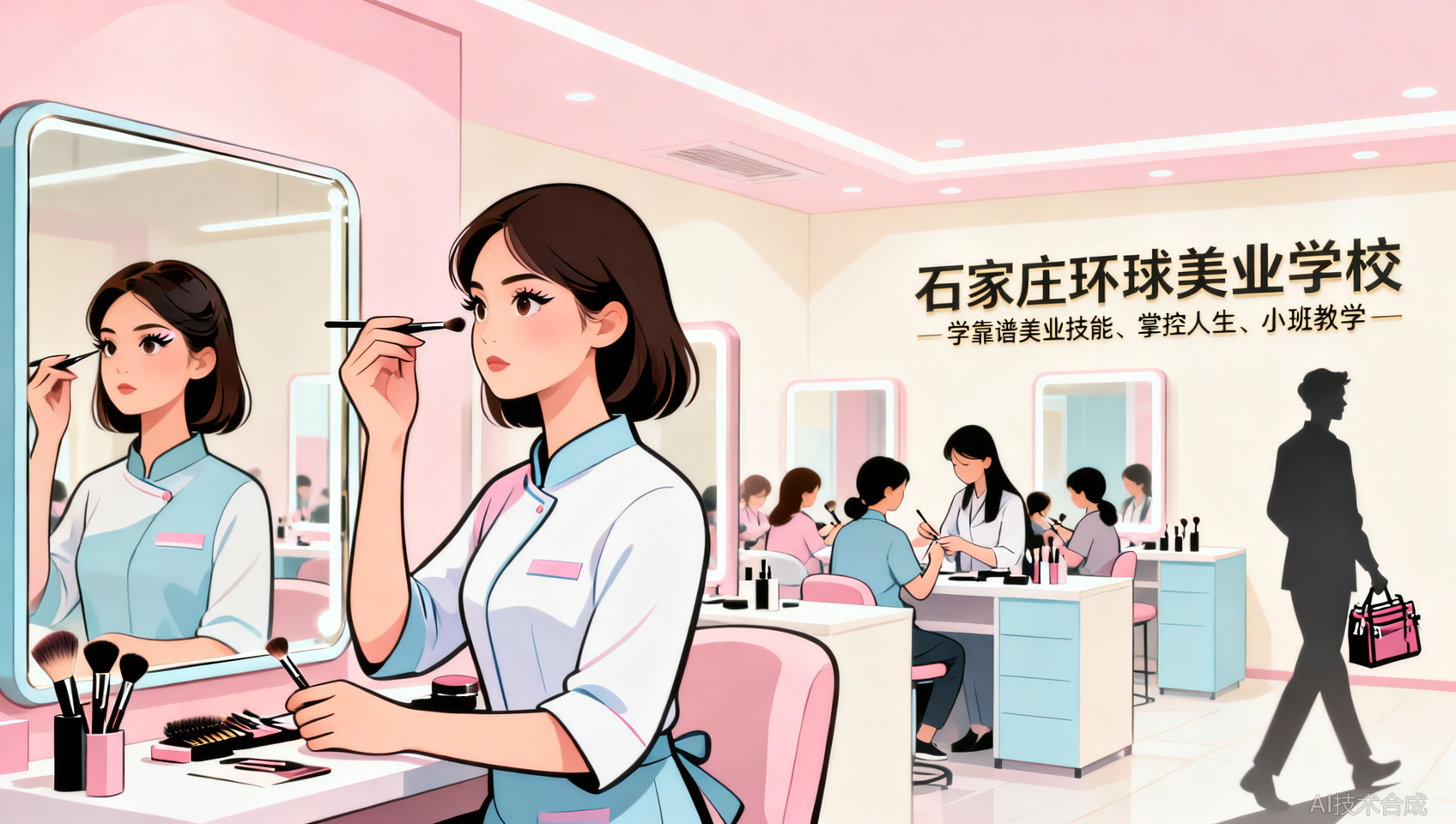 想要掌控自己的人生？从选择石家庄环球美业学校开始。