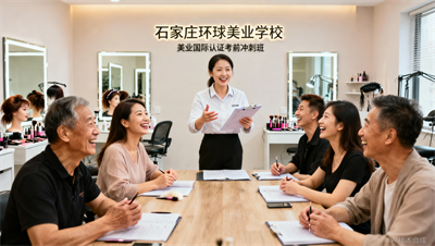 老学员福利：石家庄环球美业国际认证考前冲刺班，终身免费复训