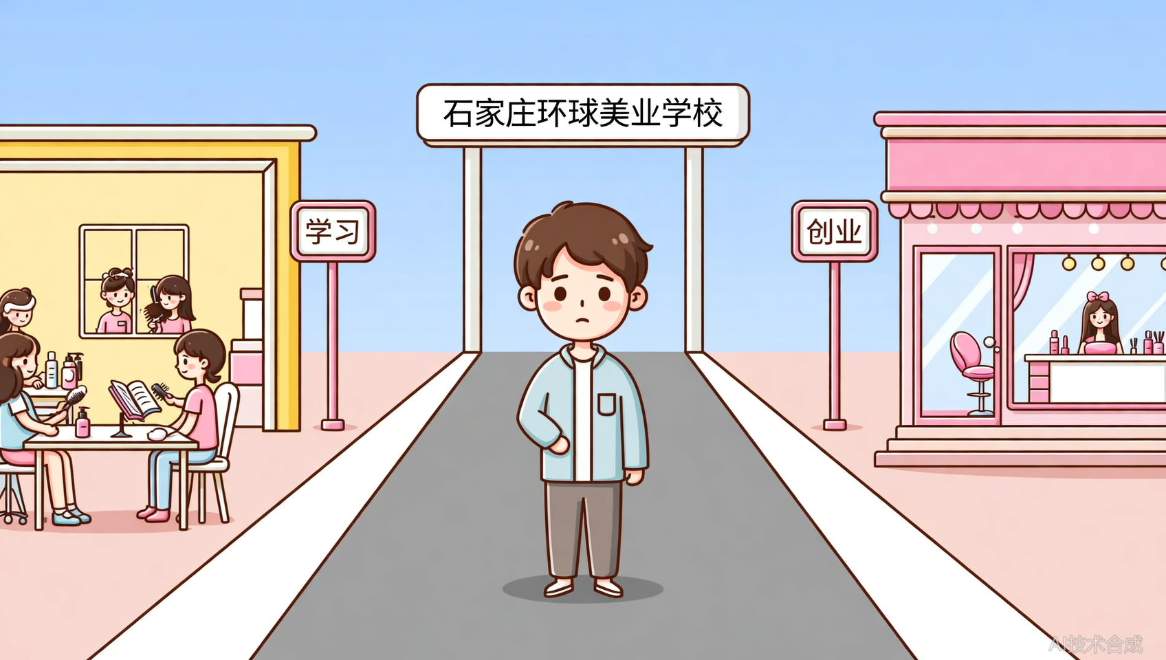 想学美业却不知从何下手？石家庄环球美业学校帮你找到方向