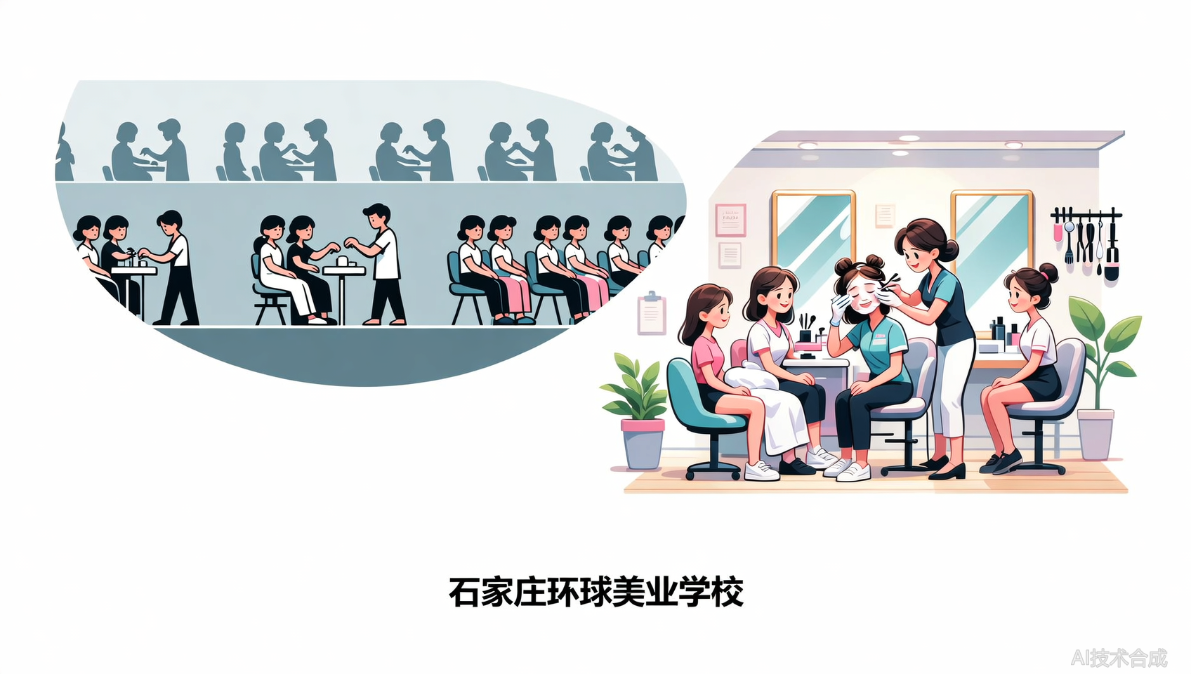 拒绝&ldquo;流水线&rdquo;教学，石家庄环球美业学校小班授课的含金量