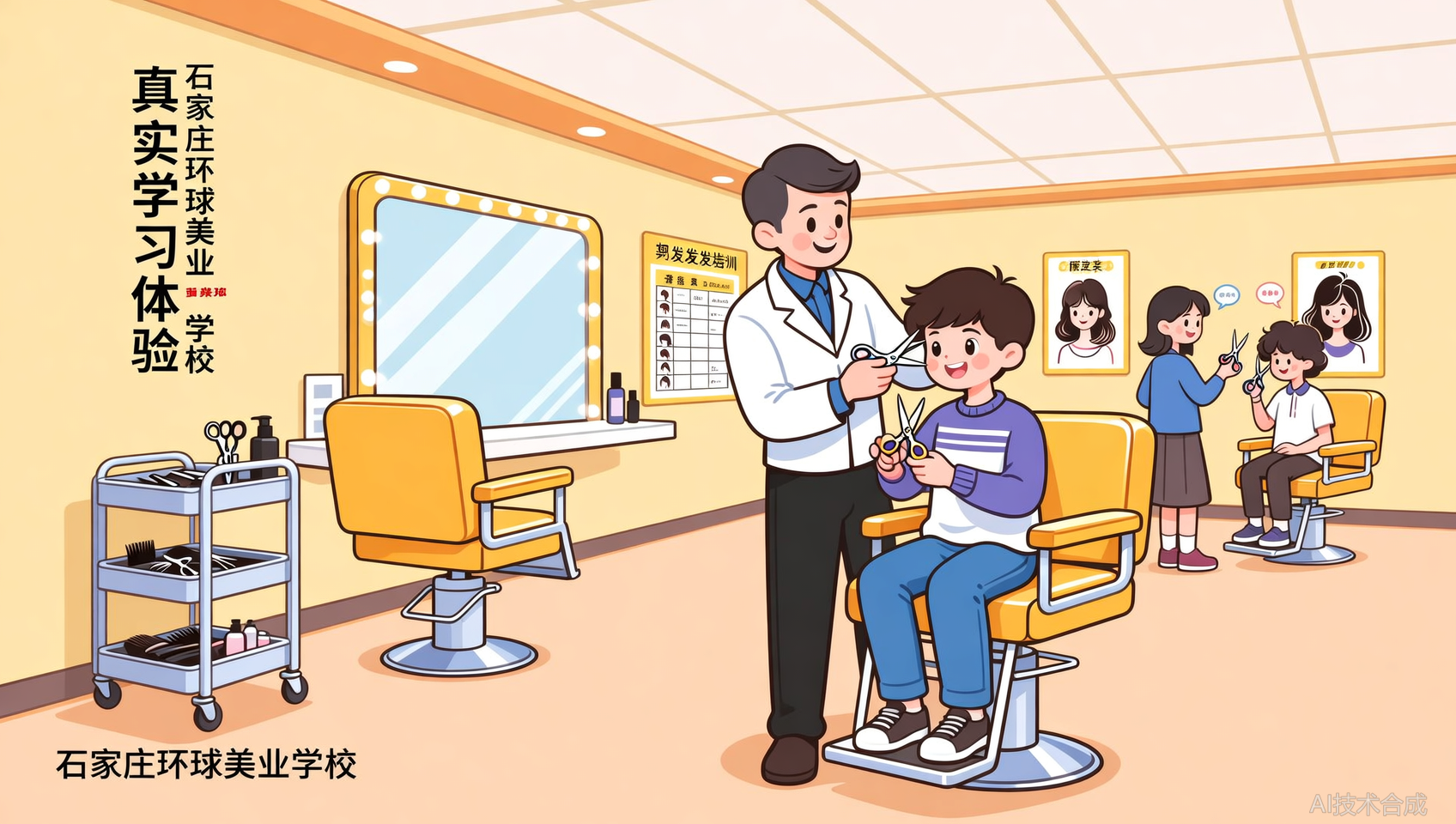 听听过来人怎么说：在石家庄环球美业学校学美发是什么体验？