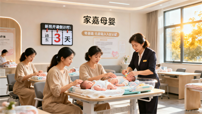 广东家嘉母婴新班开课倒计时，错过这期，下次就要等两个月了