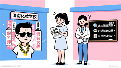 济南化妆培训机构师资核查技巧：避免被&lsquo;假名师&rsquo;误导的3个方法