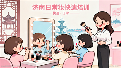 济南日常妆快速培训：10分钟搞定通勤妆的3个核心技巧