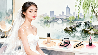 济南西式新娘妆技巧：打造清透裸妆感的4个核心步骤
