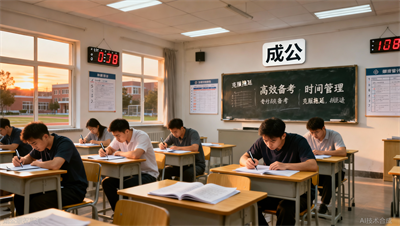 对于自制力差的你，成公教育&ldquo;高三式&rdquo;封闭班或许是不错的选择