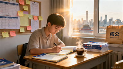 你若上岸，便是晴天；成公教育所有老师等你来报喜！