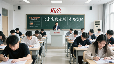 北大、人大学子为何选择成公教育的选调班？答案是&ldquo;针对性与高强度&rdquo;。
