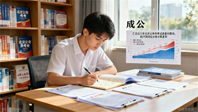 成公教育：近三年京考进面分数线汇总，看看你离上岸还有多远