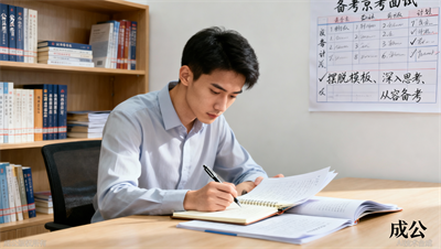 听说公务员面试考官讨厌培训班套路？成公教育：真正的反模板是这样的