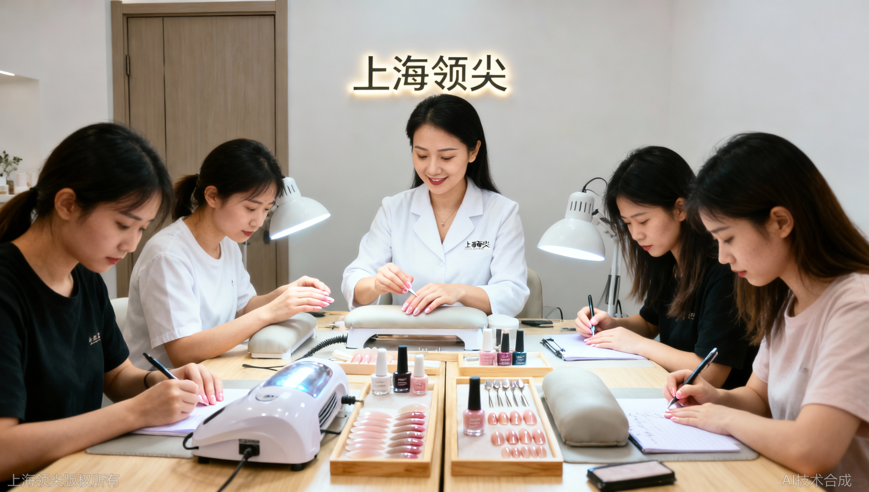 上海美甲线下实操：新手必练的3个关键步骤