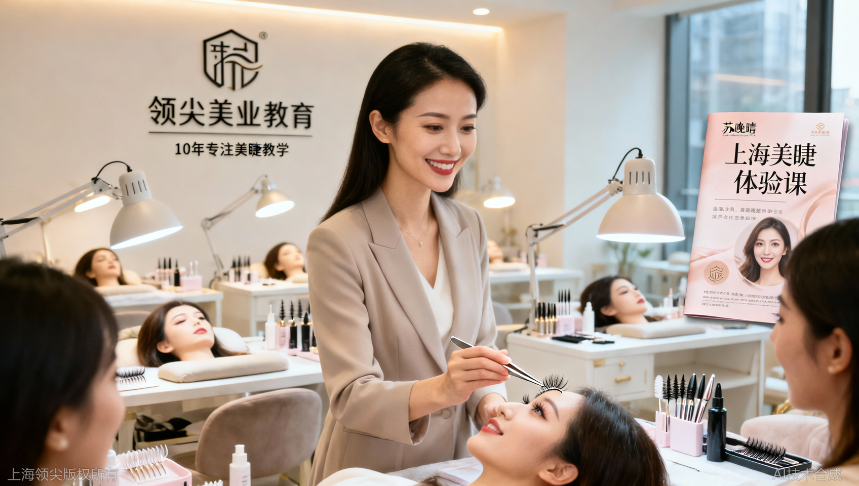 上海美睫体验课设计：如何吸引客户报名正式课程