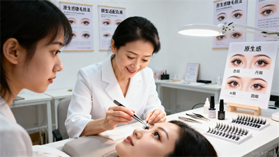 上海美睫 3D 立体嫁接培训：如何打造层次感睫毛