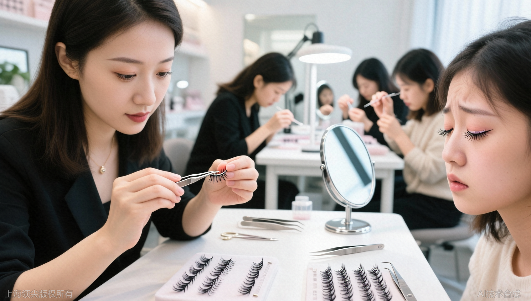 上海美睫磁吸款培训：如何快速掌握磁吸睫毛的技巧