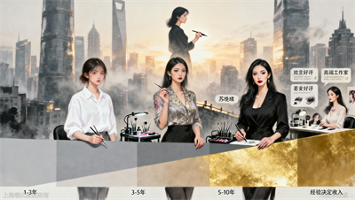 上海纹绣师薪资水平解析：不同经验层级的收入差距
