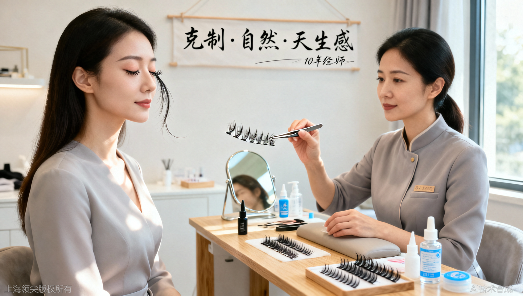 上海美睫自然款培训：如何做出不夸张的自然效果