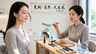 上海美睫自然款培训：如何做出不夸张的自然效果