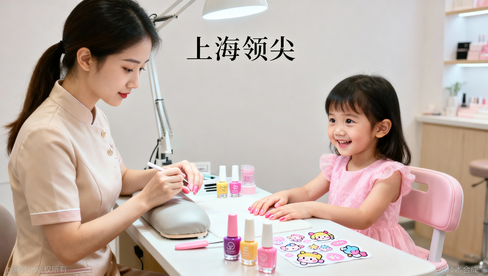 上海美甲儿童款式培训：如何做出安全可爱的儿童美甲