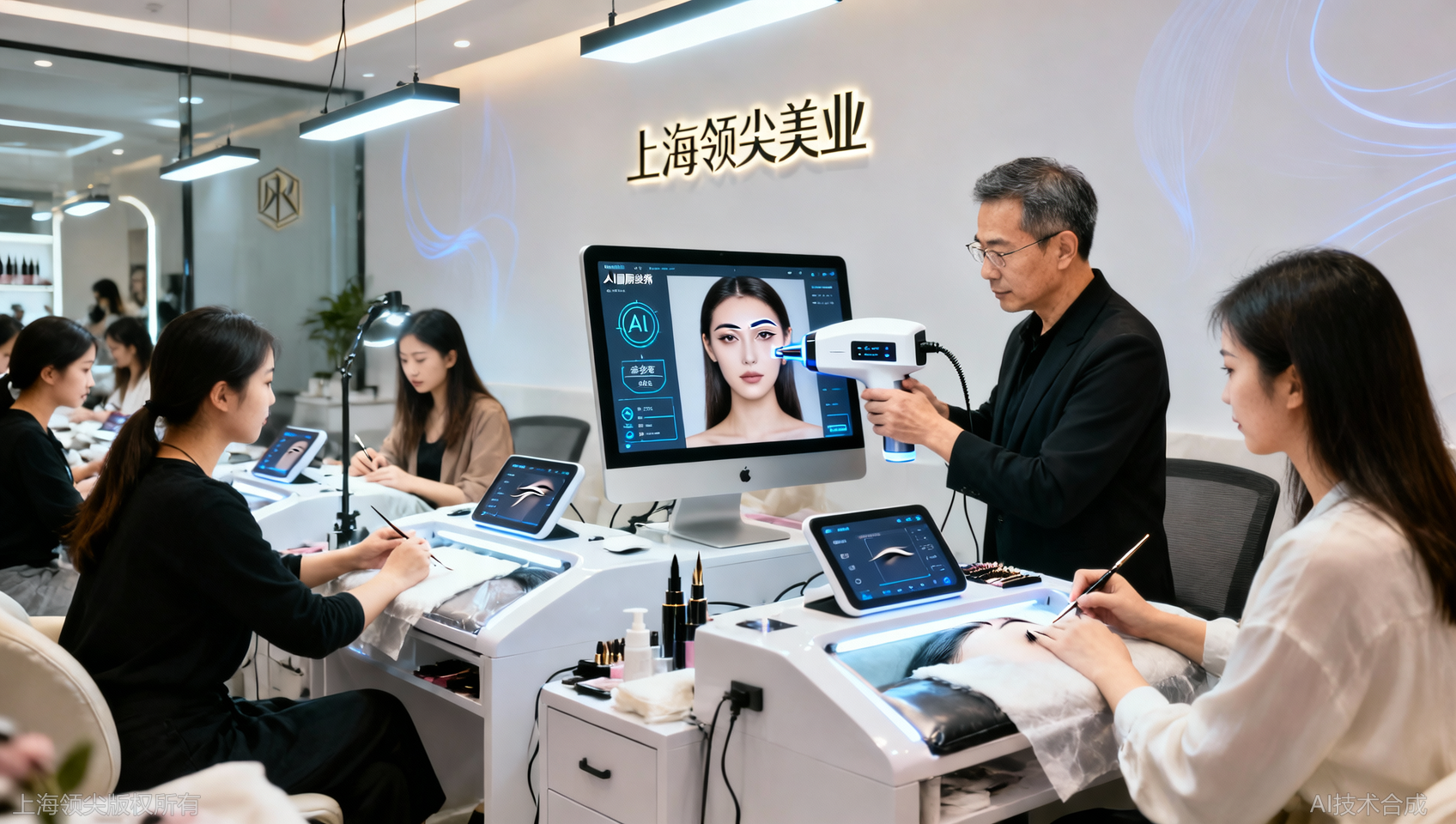 上海纹绣 AI 眉形设计培训：如何用AI提升眉形设计效率