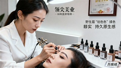 上海纹绣野生眉留色技巧：如何让眉色更持久